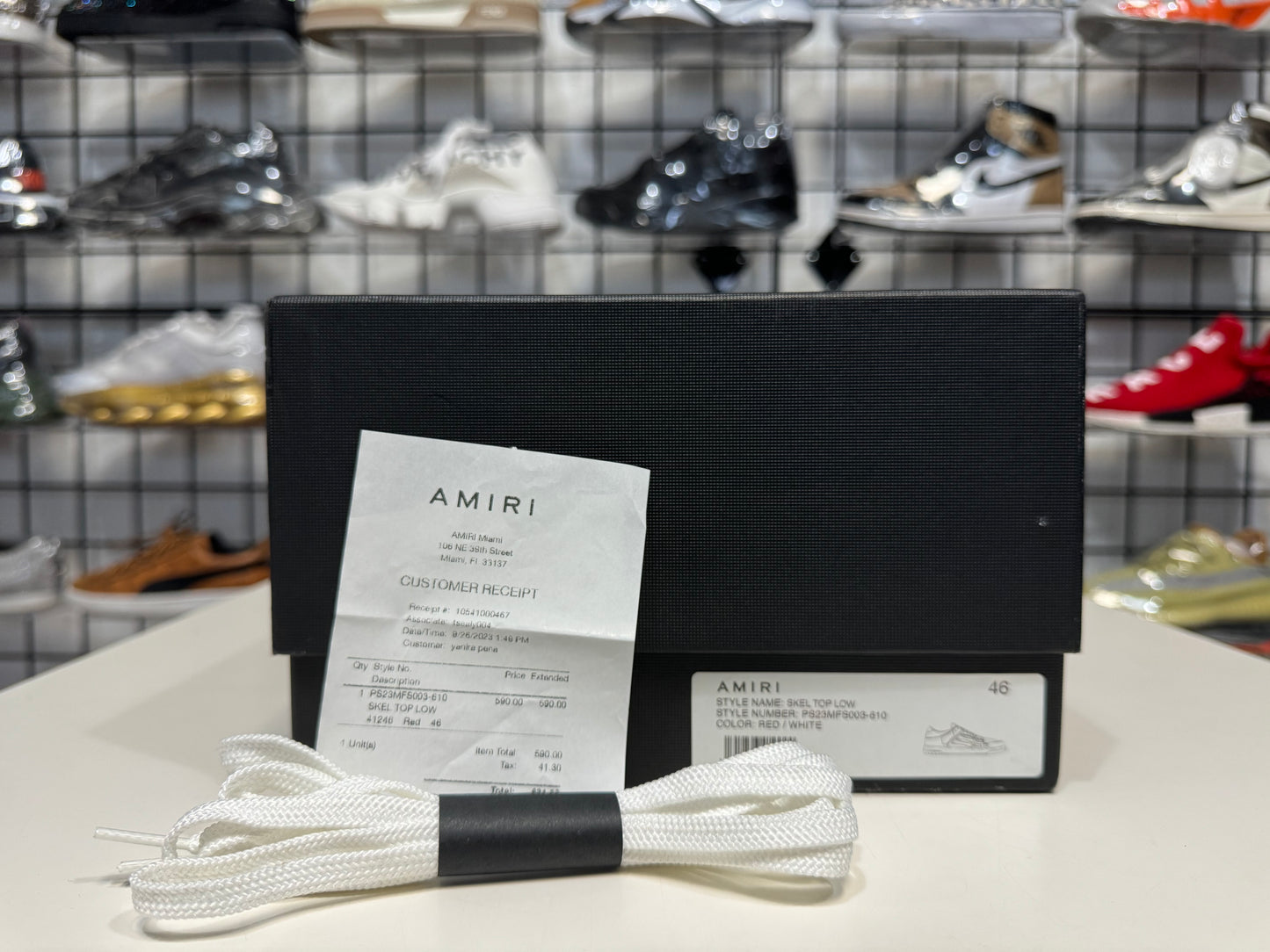 Amiri Skel Sneaker Size 46