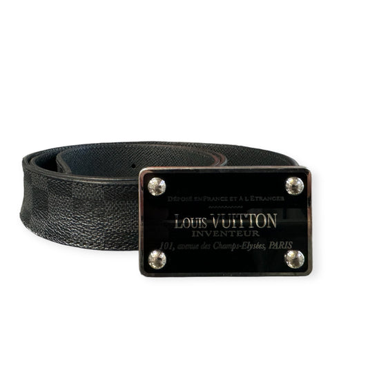 Louis Vuitton Leather Belt size 38