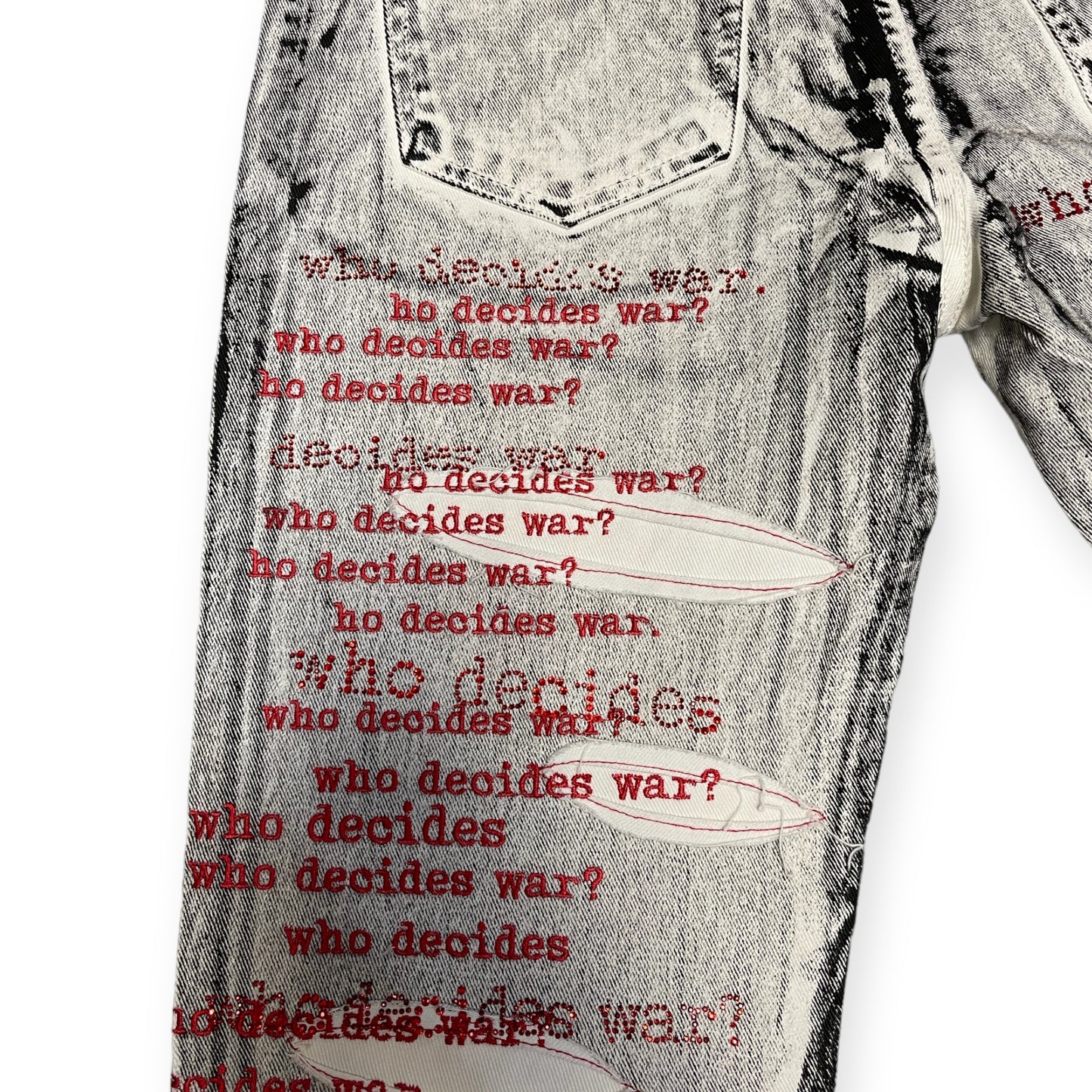 Brand New Who Decides War Denim Jeans Size 30