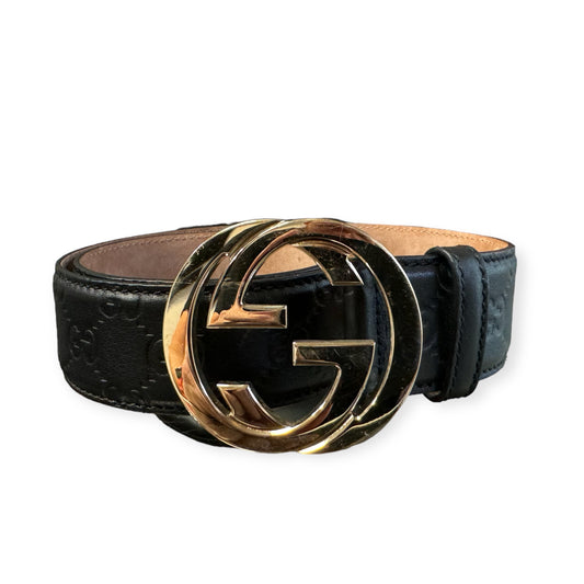 Gucci GG Supreme Leather Belt Size 30