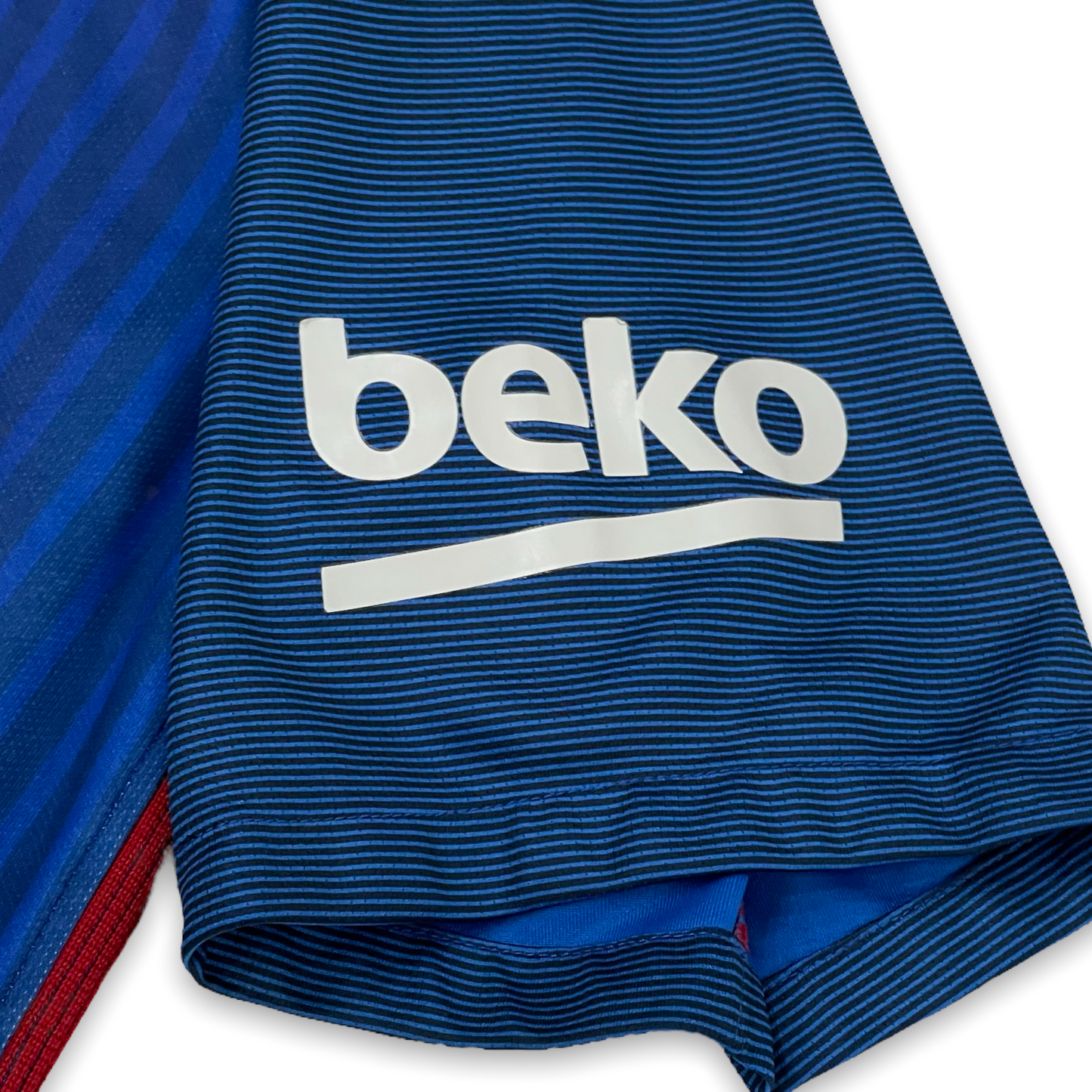 Nike Barcelona Soccer Qatar Airways Blue Red Jersey Size XL