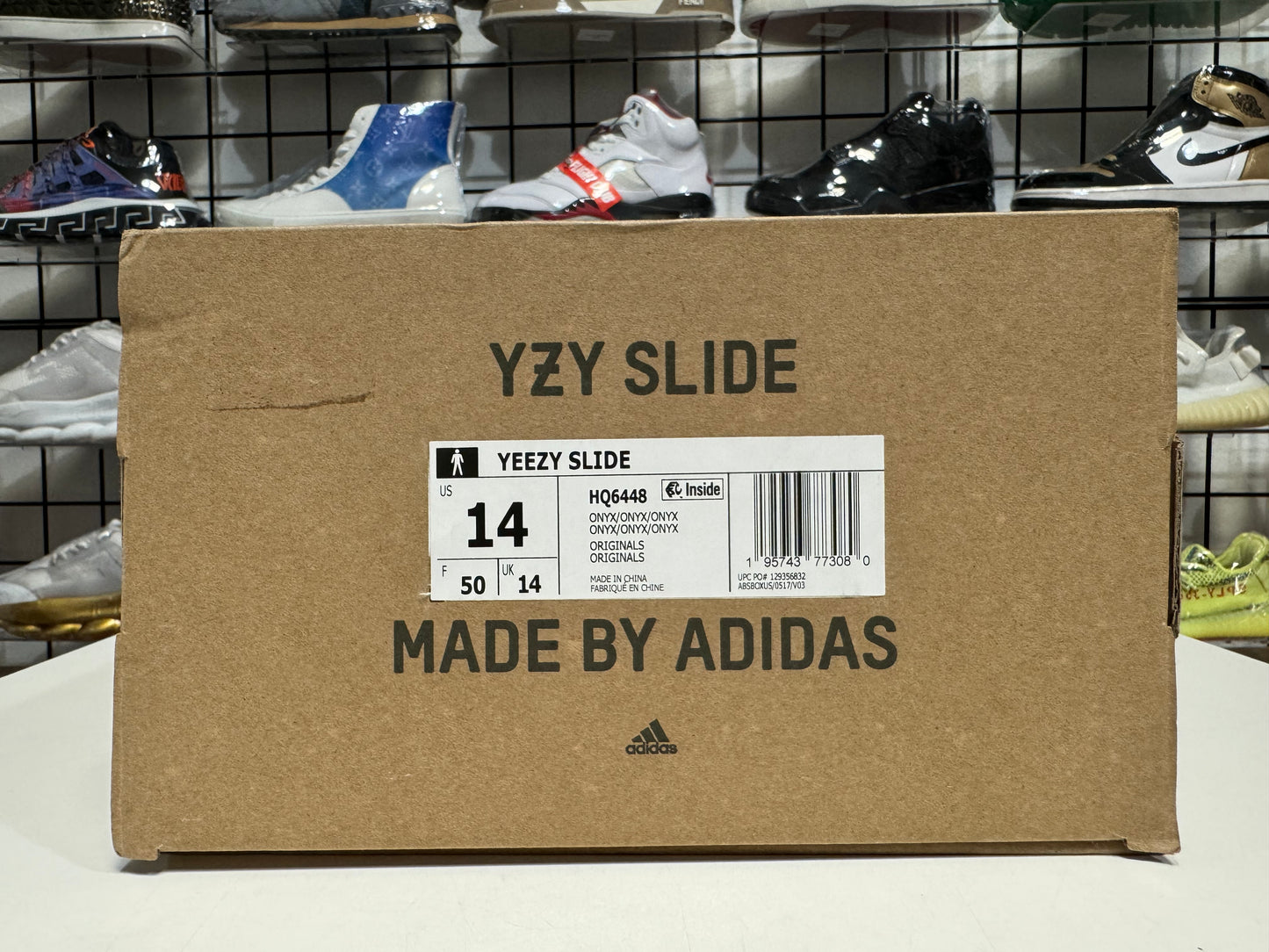 Brand New Adidas Yeezy Slide Onyx size 14