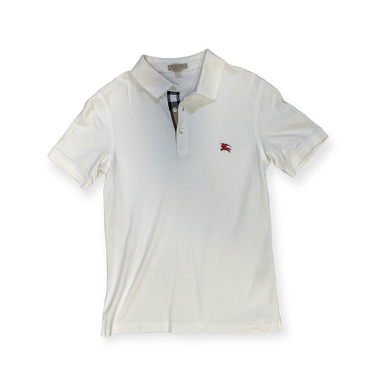 Burberry Polo White Shirt Size Small