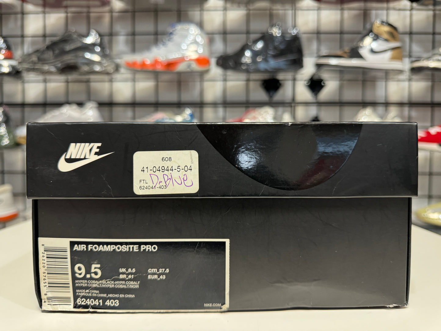 Nike Foamposite Hyper Cobalt size 9.5
