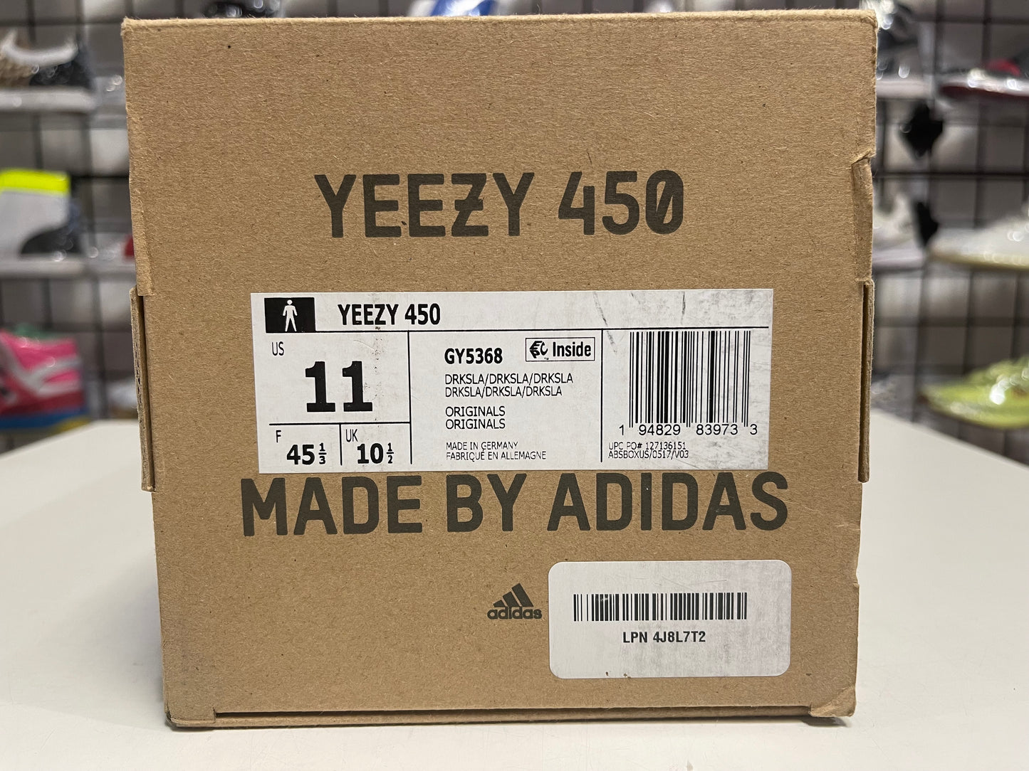 Adidas Yeezy Boost 450 Dark Slate size 11
