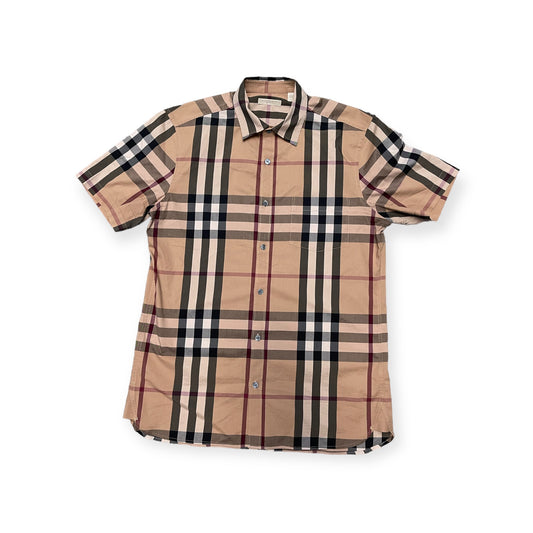 Burberry Somerton Check Button Up Size M