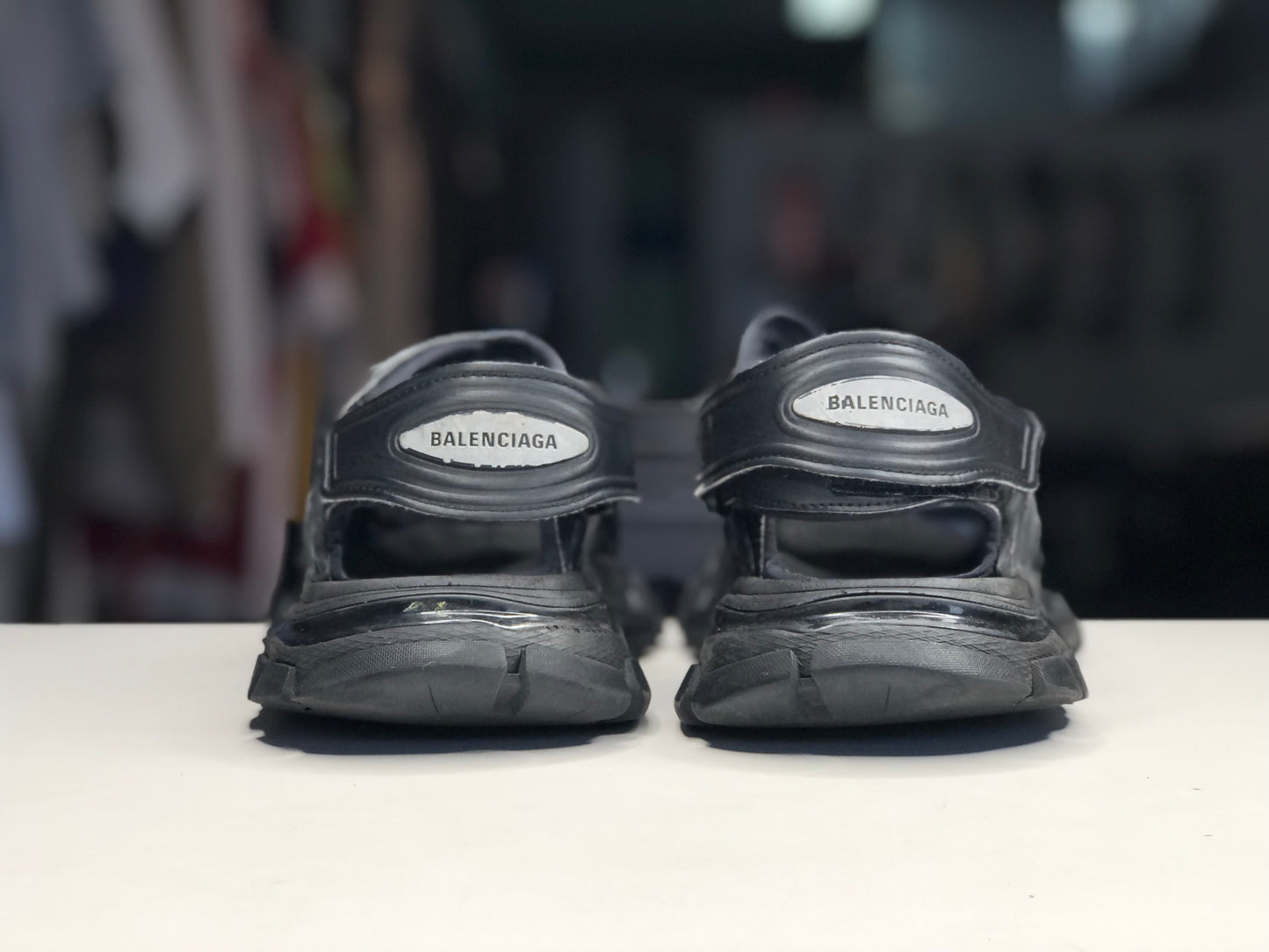 Balenciaga Track Touch Strap Sandals size 40