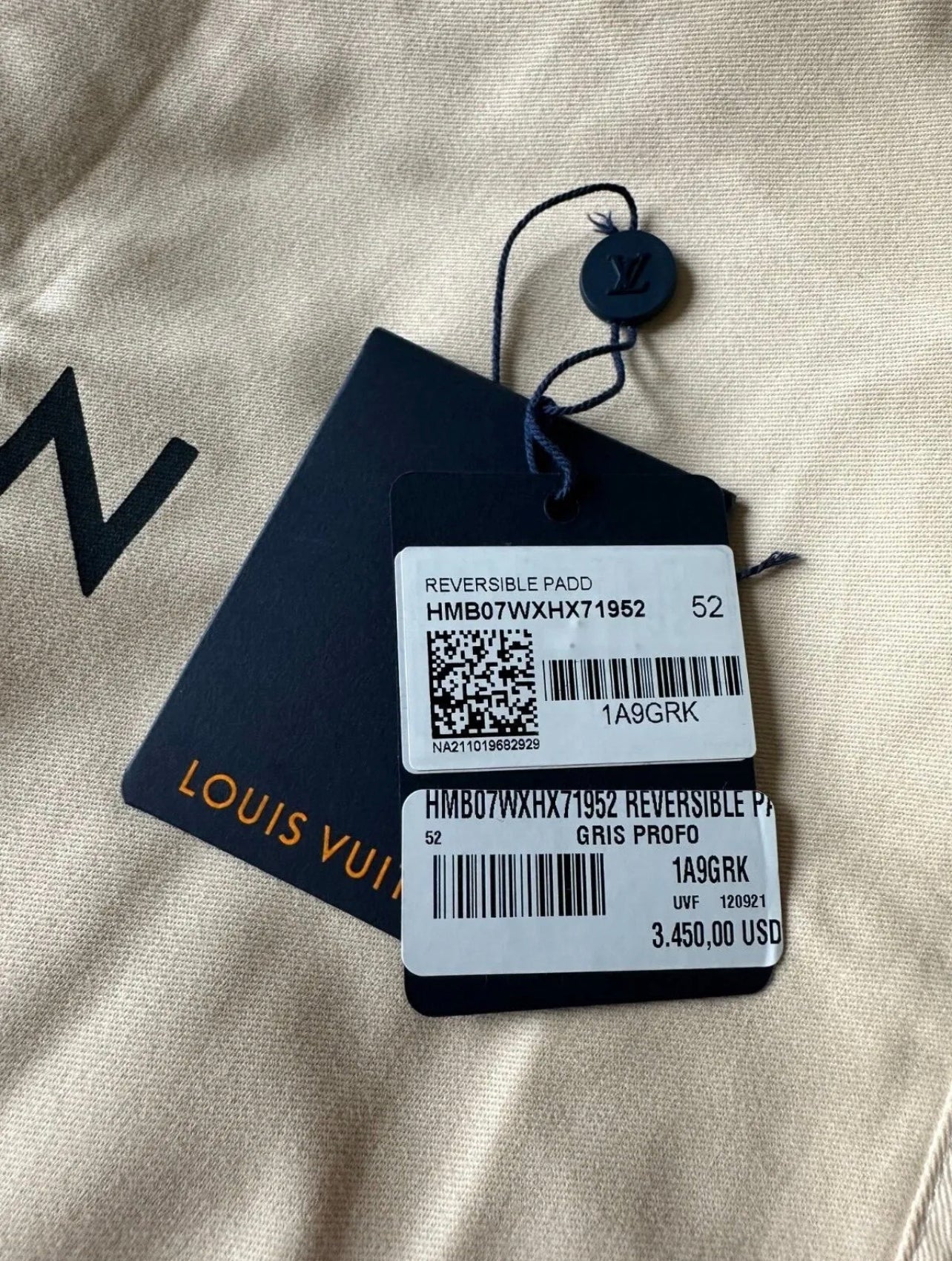 Brand New Louis Vuitton x Nigo Reversible Padded Blouson Jacket Size 52 (XL)