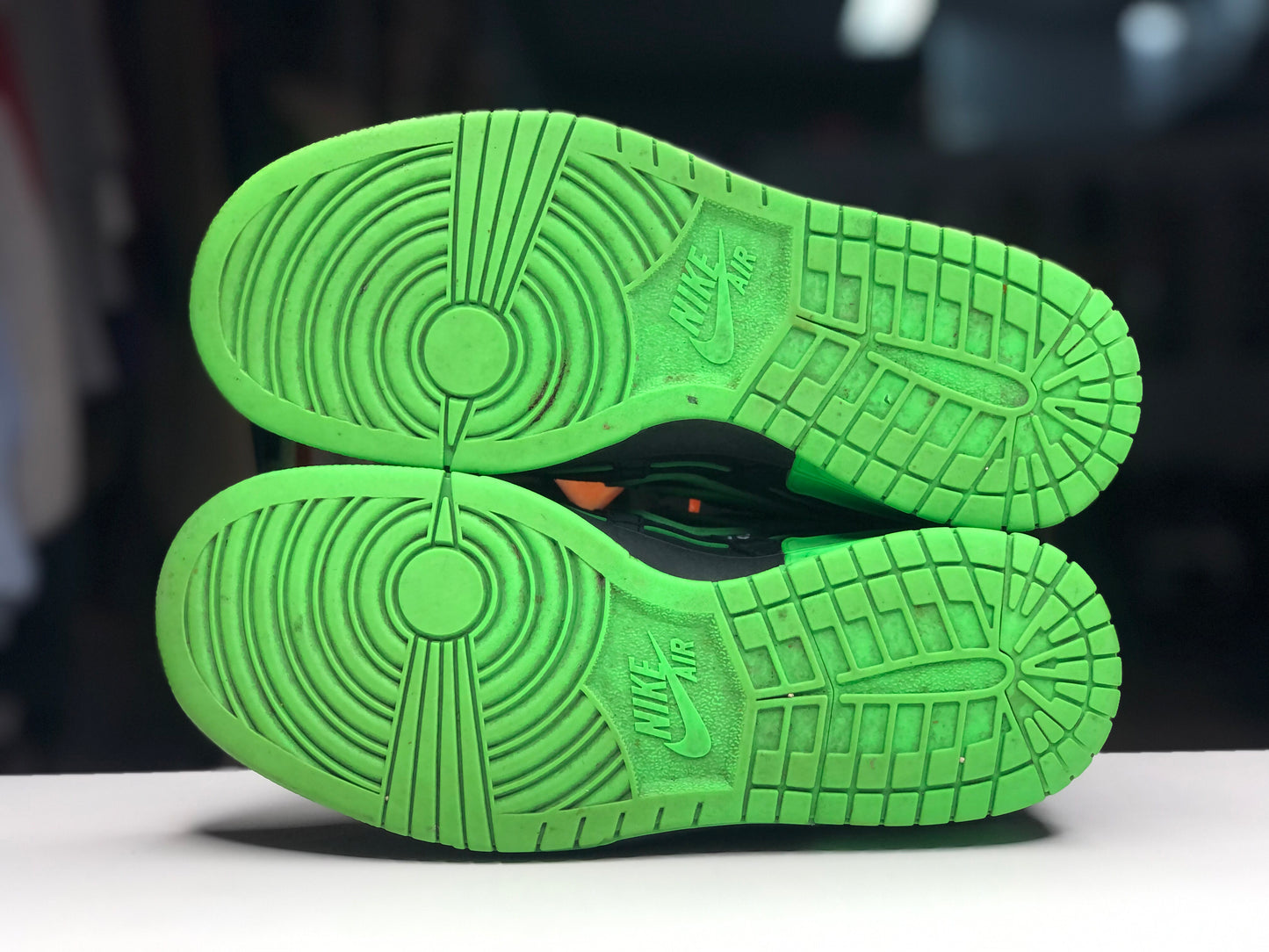 Nike Rubber Dunk Off White Green Strike Size 7.5