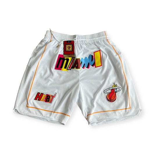 Brand New Just Don Miami Heat Shorts Size L