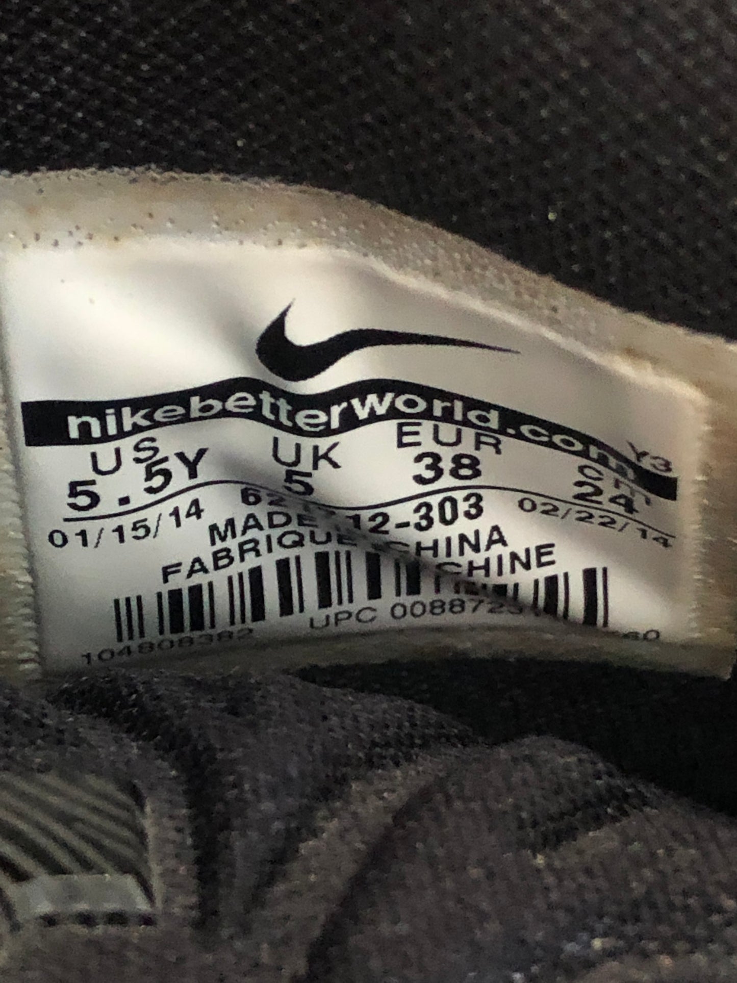 Nike Lebron 11 GS South Beach size 5.5y