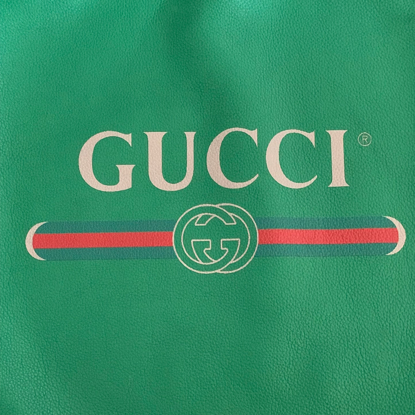 Brand New Gucci Print Drawstring Backpack