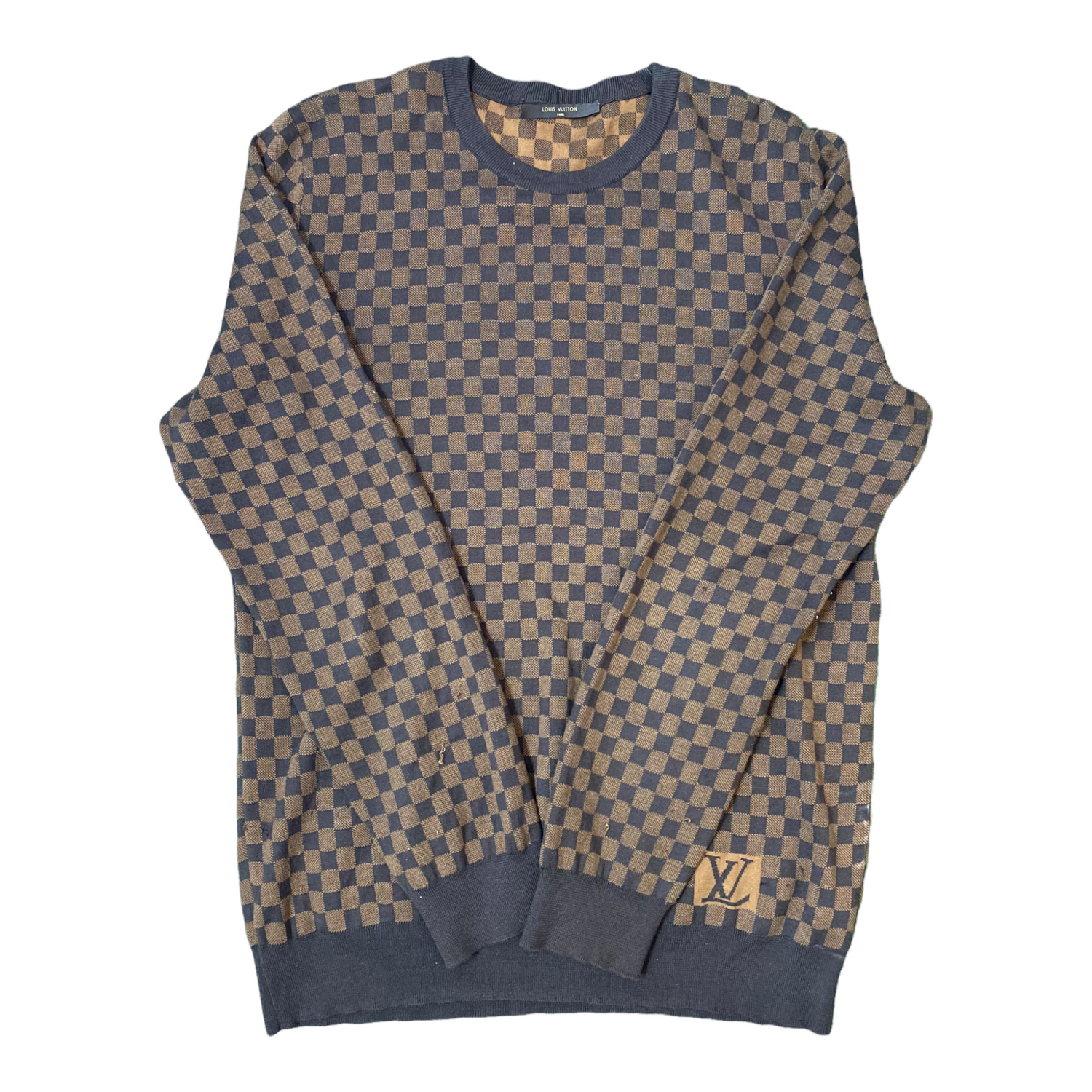 Louis Vuitton Damier Ebene Feather Weight Shirt VGC! Rare Soldout🌍Priced 2  Sell