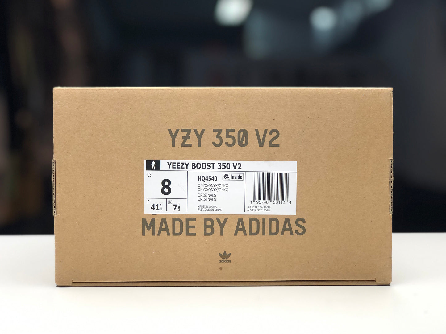 Brand New Adidas Yeezy Boost 350 Onyx size 8
