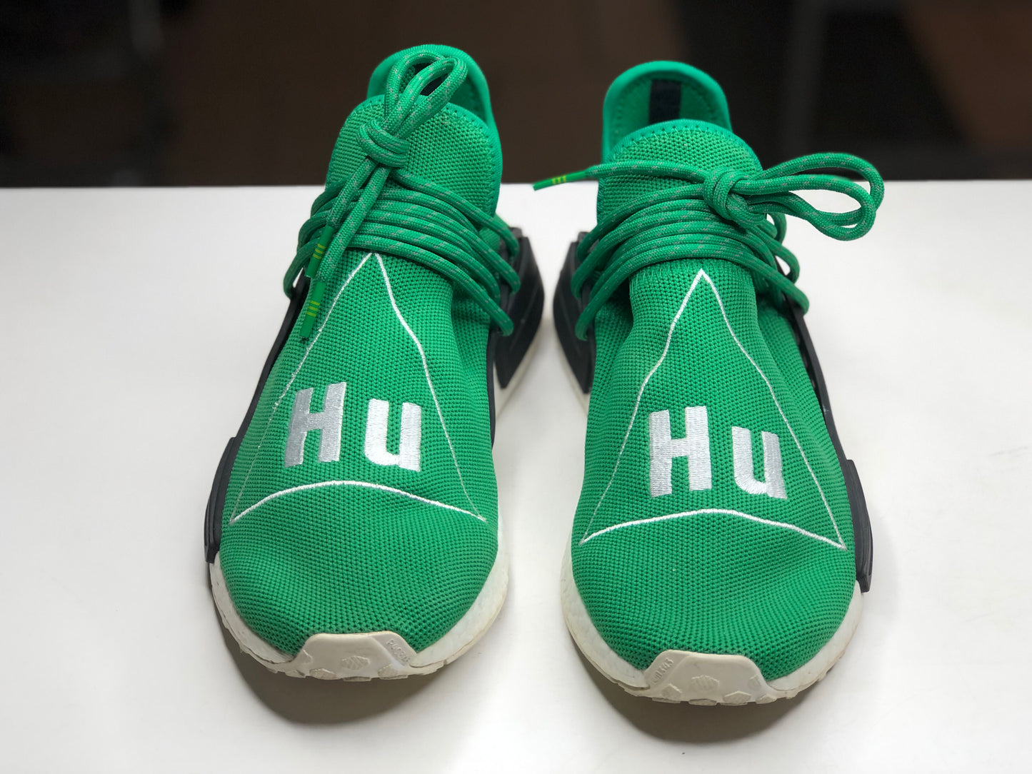 Adidas Human Race Green size 7.5